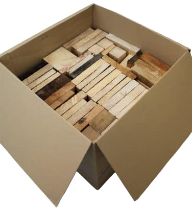 Gartenwelt Riegelsberger 20 kg di legna da ardere più piccolo imballaggio leggero facile da trasportare legna da ardere legname fino a 20 cm pronto al forno senza polvere