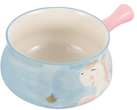 KONTONTY Milchtopf Aus Hitzebeständigem Material Kleiner Küchentopf Mit Isolierendem Griff Für Frühstück Erwärmen Von Milch Und Saucen Mikrowellengeeignet