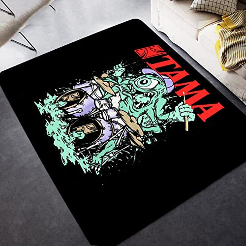 Schlagzeugteppich,Schalldichter Trommelteppich,rutschfeste Schlagzeugteppich Teppich Teppiche,Rechteckiger Trommelteppich,Anti-Rutsch- und Stoßdämpfung,Schalldämmmatte Schlagzeug,Drum Teppich