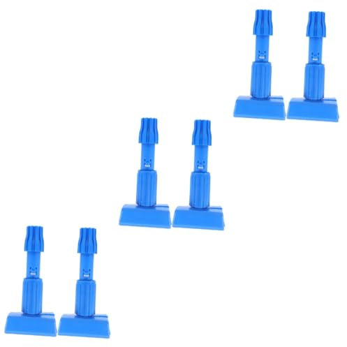 PartyKindom 6 Pièces Clip De Vadrouille Amovible Vadrouille Clop Accessoires De Poignée De Vadrouille Support De Tête De Vadrouille Pince De Tête De Vadrouille Amovible Pinces De Tête De