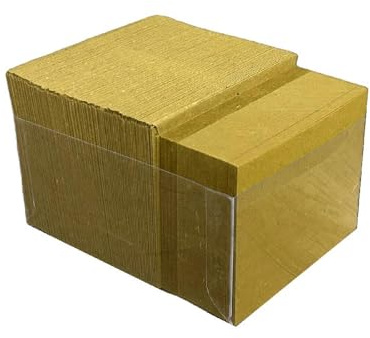 100 biglietti bigliettini BUSTA COMPRESA formato 7-7.5X6 cm VARI COLORI ottimi per auguri e feste fioristi cartoleria attività di regalo (Carta Paglia)