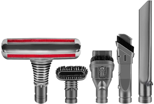 Kit de accesorios de repuesto para aspiradoras Dysòn V6 V8 V7 – Piezas de repuesto cepillo boquilla boquilla de suelo para aspiradoras Dysòn DC19 DC34 DC33 DC35 DC59 DC62 juego de accesorios (5 en 1)