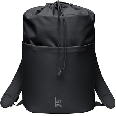 GOT BAG Rucksack BARREL PACK | Wasserabweisend Kordelzug Rucksack 16 Laptopfach
