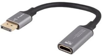 LANBERG ADAPTADOR 8K DISPLAYPORT MACHO-HDMI HEMBRA 20CM