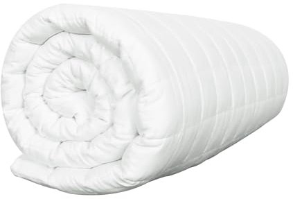 NAUMUNA Gewichtsdecke 8kg mit Merinowolle & Glasperlen, 100 % Baumwolle, Oeko-Tex Zertifiziert Schwere Decke ideal bei Stress, Schlafproblemen & zur Entspannung (135x200 cm)