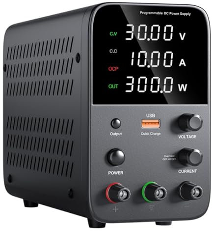 Fuente de alimentación variable 0-30V/60V/120V 0-10A Bancos ajustables Fuentes de alimentación con protección contra sobrecorriente Características