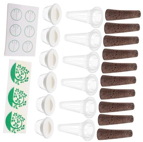 Toyvian 1 Set Kit Completo Vasi Idroponici per Giardinaggio Indoor Cesti per Coltivazione con Accessori Versatili per Ottimizzare delle Piante