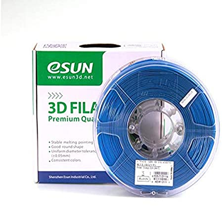 eSun 3D Filament - ABS+, 1kg, 1.75 mm - blau (blue), Druck Tempe. 220-260℃, für 3D Drucker Universal
