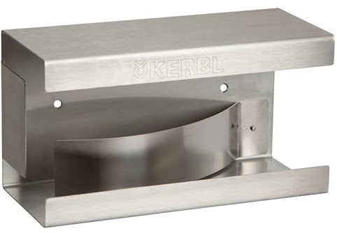 Kerbl 15339 Wandhalter für Einmalhandschuhe, aus Edelstahl