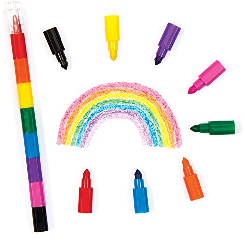 Baker Ross AV214 Buntstifte für Kinder, Regenbogenfarben, 4 Stück