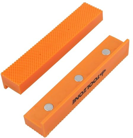 150 mm magnetische weiche Spannbacken für Schraubstock aus Gummi und TPU.
