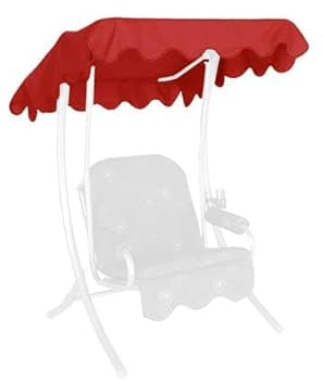 Angerer Freizeitmöbel GmbH Hollywoodschaukel Sonnendach - passend für viele 1-Sitzer Hollywoodschaukeln - Schaukeldach Made in Germany (Swingtex Koralle, 100 x 145 cm)