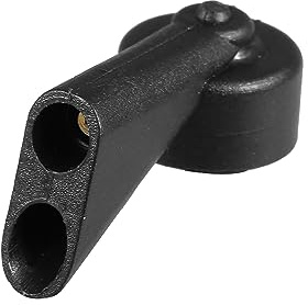 X AUTOHAUX Hintere Sprühdüse Für Audi Q7 2006-2015 1 Stück | OE 8E9955985, Für Audi A3 03-13, Für Audi A4 01-15, Für Audi A1, Hinten, Einstellbarer Sprühwinkel, Farbe Schwarz