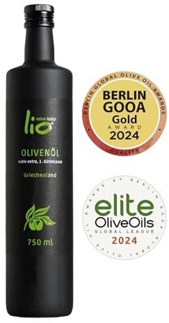 Authentisches Griechisches Olivenöl aus der Region Kalamata, nativ extra, kalt extrahiert, 750ml - Premium Qualität für Genussliebhaber von lio reine Natur