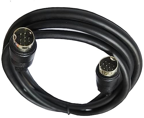 Traovien Cavo audio S-Video 9 pin maschio a maschio per TV, proiettore, console di gioco, monitor, 1 m