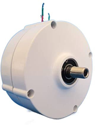 Vindturbingenerator, 400W 600W 12V 24V 3-fas Gearless Permanent Magnet Generator for vindkraftverk Vattenturbin Gör-det-själv horisontella vindkraftverk för hem, gård, husbilar, båtar(Without Base,12V