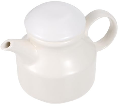 Hoement 1pezzi Tazza Per Salsa Multiuso Contenitore Per Condimenti Tazza Per Latte Con Manico e Coperchio Realizzata in Ceramica Durevole e Sicura Da Usare Facile Da Pulire e Trasportare