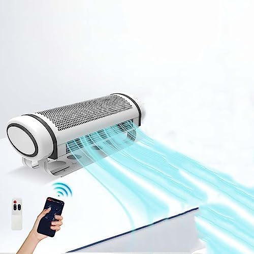 PRMTYUP Bianca,85cm,Ventilatore per La Circolazione dell'Aria, Ventilatore A Parete di Raffreddamento, Ventilatore A Parete Oscillante, Silenziamento del Ventilatore Elettrico Domestic