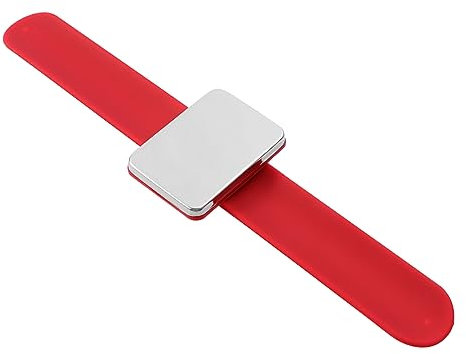OHPHCALL Magnetisches Silikon-handgelenkband Für Friseure Multifunktionales Armband Mit Nadelkissen Für Haarklammern Und Clips Für Salongebrauch Rot