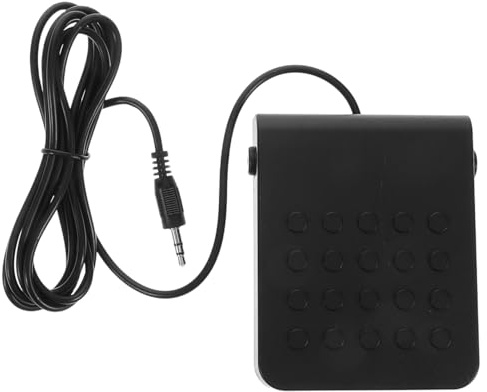 Hochwertiges Sustain-Pedal Für E-Piano Und Midi-Synthesizer, 3.5mm Schwarz, Kompaktes Design, Langlebig Und Vielseitig, Perfekt Für Klavier Und Keyboard