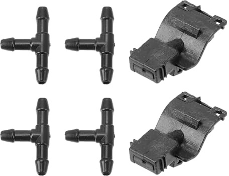 Partuto Kit De Buses De Lave-Glace Pour Toyota Rav4 2005-2012 Buses De Pulvérisation De Pare-Brise Jet De Lave-Glace No.8538130170 4 Pièces Avec Connecteur En T