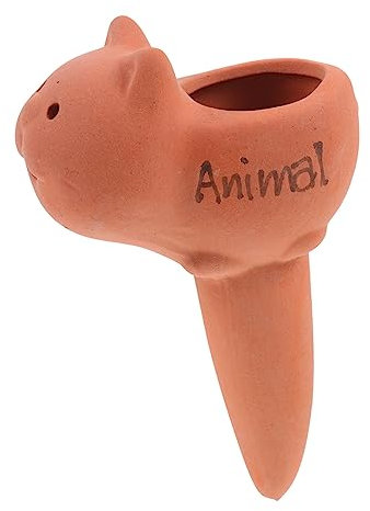 Happyyami Ampoule D'arrosage Automatique d'animal pour Plantes Arrosage Intérieur en Céramique Design Goutte à Goutte Dispositif Solide