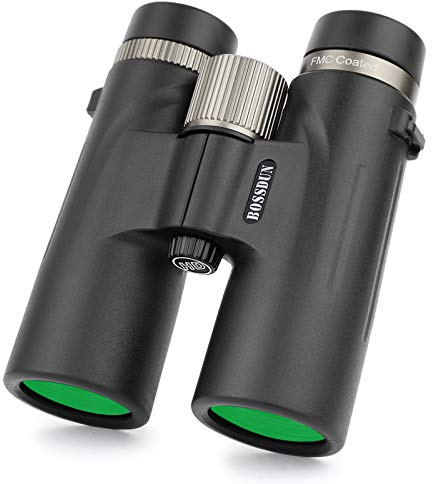 Bossdun Fernglas 12x42, Hohe Vergrößerung, Für Erwachsene, Ideal Für Vogelbeobachtung, Reisen, Sternenbeobachtung, Jagd Und Konzerte (12x42, Schwarz (inkl. Telefonclip)