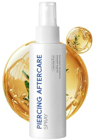 Solution Pour Les Soins Après Piercing 120ml Spray De Soin Apaisant Pour | Solution Pour La Perforation De L Oreille Pour L Oreille Le Ventre La Peau Le Visage La Maison Le Le Fitness Le