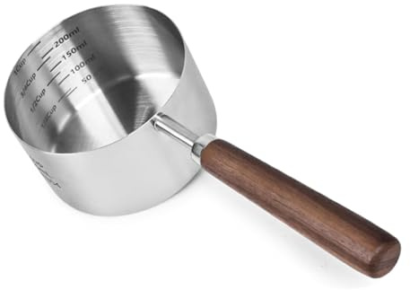 yufana Cuchara para comida de perros y gatos, Cuchara dosificadora para comida de mascotas de acero inoxidable 304, graduada para perros y gatos, multiusos para pienso y cocina