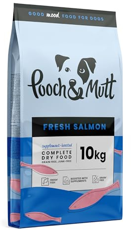 Pooch & Mutt - Frischer Lachs, Alleintrockenfutter für Hunde (Getreidefrei), 10 kg
