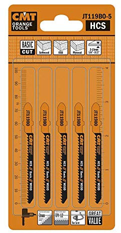 CMT JT119BO-5-5 jig saw blades hcs 76x2x12tpi (wood/curve/)