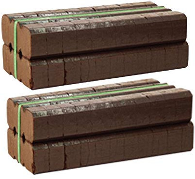 Bord Na Mona 25kg Irish Peat Briquettes - 2 x 12.5kg Bales