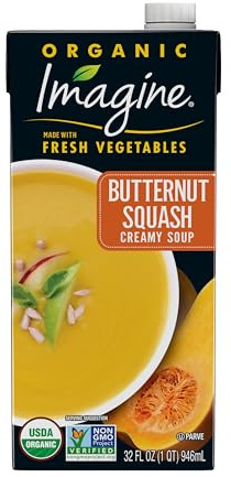 Imagine Organic Butternut Squash Creamy Soup 32 fl. oz (Pack of 6)
