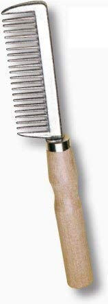 Karlie - Mähnenkamm mit Holzgriff - Holz/Metall