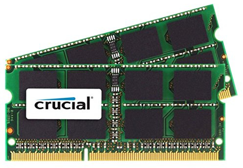 Crucial 16GB Kit (8GBx2) DDR3 1333 MT/s (PC3-10600) SODIMM 204-Pin Speicher für Macc - CT2C8G3S1339MCEU