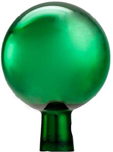 CRISTALICA Rosenkugel Medium Gartenkugel verspiegelt 15cm Grün