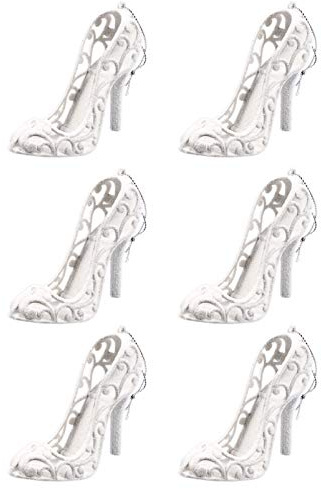 STOBOK 6 Stücke Christbaumschmuck Deko- Anhänger Mini Schaum Figuren Puppen DIY Basteln Styroporfigur Baumschmuck Baum Hängende Ornamente Weihnachtsdeko Weihnachtsschmuck(High Heels)