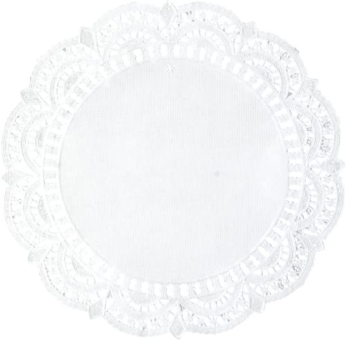 Doyleys Einweggeschirr, rund, weiß, Papier, Spitze, Dekoration, Tischsets, Hochzeit, Party, Kuchenverpackung, Deckchen (2000, 10,5 weiße runde Papier-Doyleys)