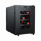 Lacor - 69671 - Cantina 12 bottiglie, Frigo vino, Frigorifero termoelettrico, Termoregolabile, Ripiani estraibili, Silenzioso, Sistema antivibrante, Acciaio inox, 34,5x48x47 cm