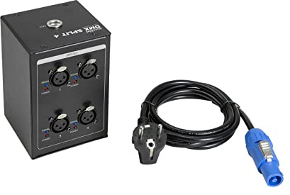 EUROLITE DMX Split 4 Mini Splitter 3pol | 4-fach DMX-Splitter zur Trussmontage
