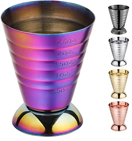 Misurino da 75 ml, misurino da 75 ml, misurino da 75 ml, jigger da cocktail, jigger standard, strumenti da barista