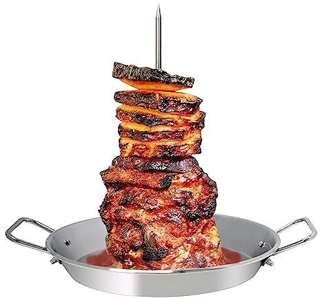 Jikoiuty Accessoires de rechange pour brochettes verticales pour brochettes Grill-Al Pastor, Shawarma, Kebabs, verticales brésiliennes, pour tacos Al Pastor, Shawarma, Kebabs,
