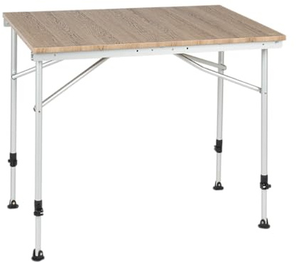 TravelLife Campingtisch Sorrent Ausziehbar Honeycomb Braun 80/110/140cm