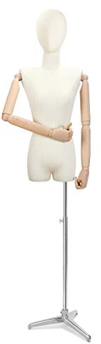 Schaufensterpuppe Weiblich Schneiderpuppe mit Arm Stereo-Schneidepuppen Schaufensterpuppen Schneiderpuppen Herren