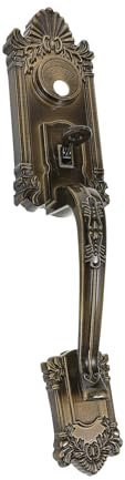 Homoyoyo 1ensemble Serrure De Porte Vintage Métal Avec Design Floral Sécurité Renforcée Pour Portes Entrée Élégance Et Durabilité Modèle Antique Unique