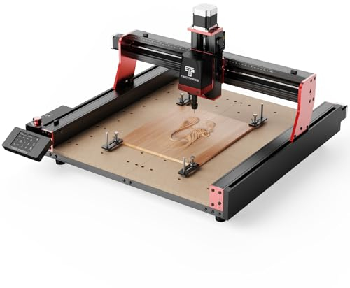 Jusnboir TTC 450 Pro Laser Graviermaschine CNC Fräsmaschine Lasergravur Maschine 95% vormontiert unterstützt 4. Achsenmodul neu verbesserte Motherboard Laser Cutter 460 x 460 mm