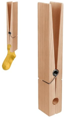 Molletta gigante porta asciugamani, grandi mollette in legno, salvaspazio, grandi mollette in legno fai da te, per soggiorno, camera da letto, cucina