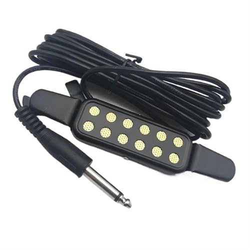 Schallloch-Tonabnehmer Für Gitarrenverstärker Einfach Zu Befestigender Clip-on-Gitarren-Tonabnehmer Für Akustische Klassische Gitarre(Gold)