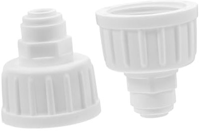 Levemolo Connecteur de Brumisation d'eau 1/4 Pouce 2pcs PP Blanc