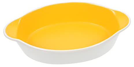 PRETYZOOM Bandeja Para Hornear De Cerámica Bandeja Para Cocinar Para Hornear Para Pasteles y Arroz Al Horno Uso Cocina